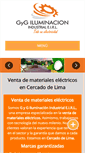 Mobile Screenshot of gygiluminacion.com
